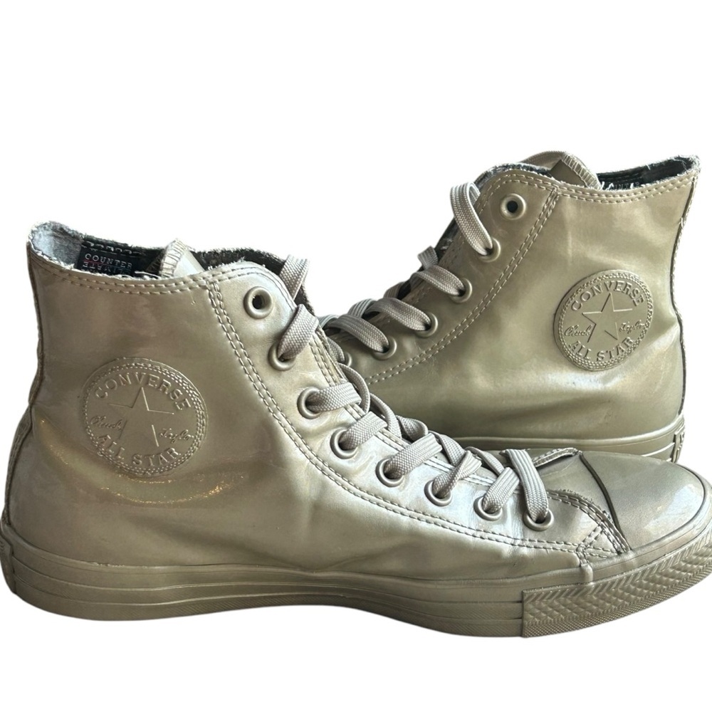 Converse Chuck Taylor All Star Metallic Rubber Hi - Gold